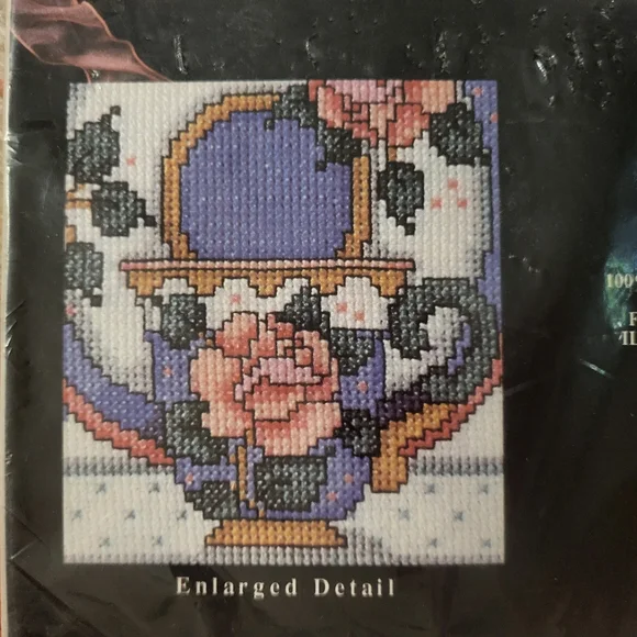 Vintage Counted cross stitch 9x26 picture kit by design works - Picture 3 of 5